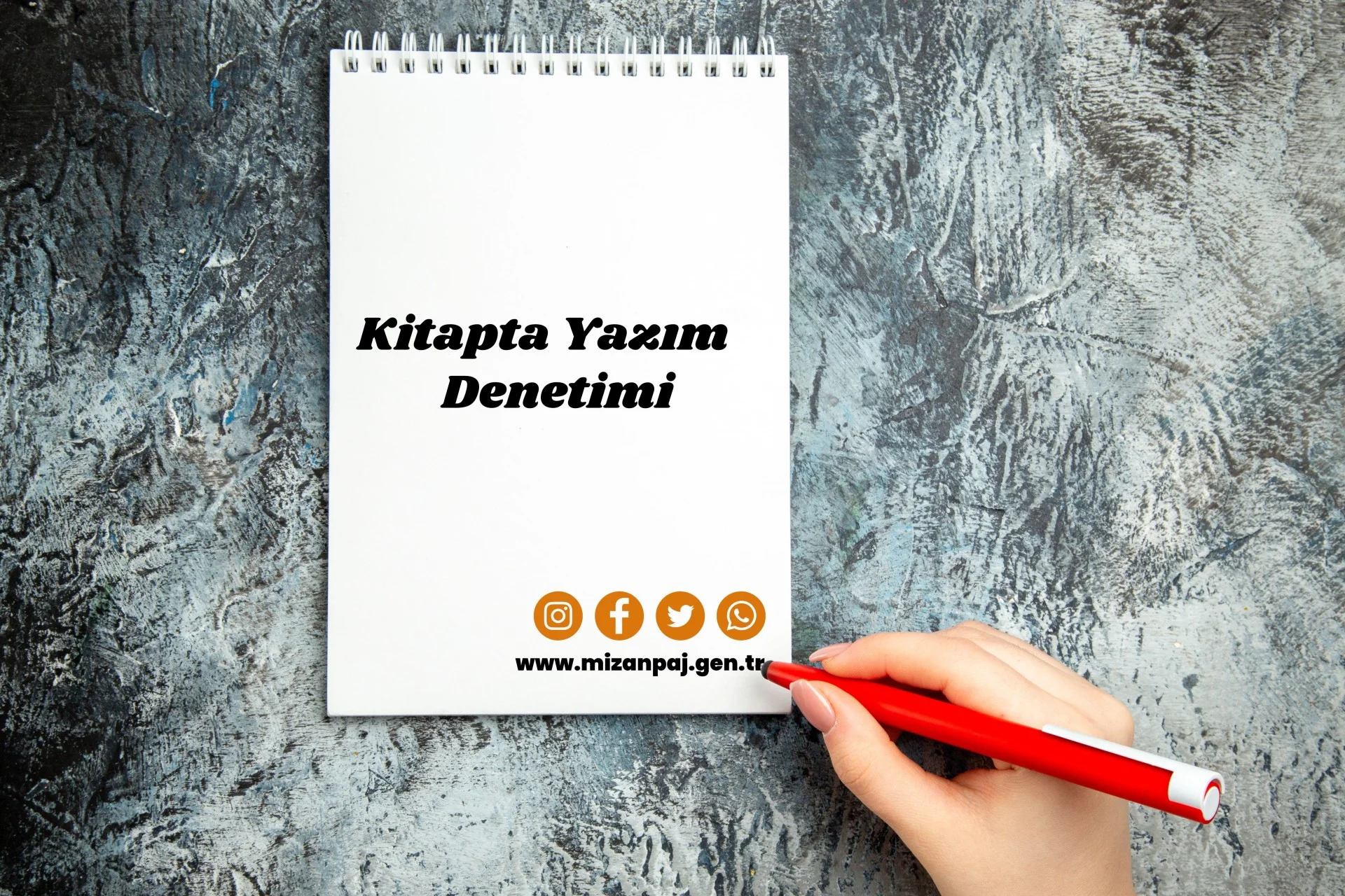 Kitapta Yazım ve Dilbilgisi Kontrolü